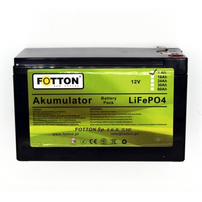 Akumulator litowo żelazowo fosforowy LIFEPO4 18Ah